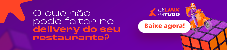 Banner para acessar material rico sobre o que não pode faltar no delivery do seu restaurante