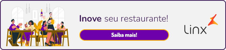Banner para saber mais sobre os sistemas para restaurantes e bares da Linx